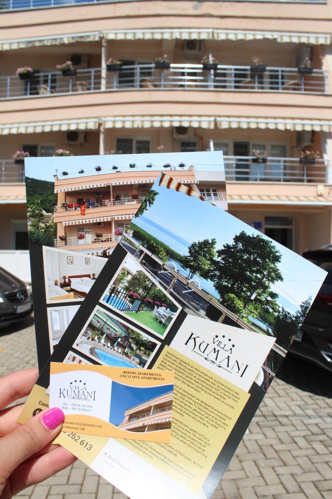 Vila Kumani Ohrid Buitenkant foto